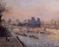 the louvre afternoon 1902 Camille Pissarro